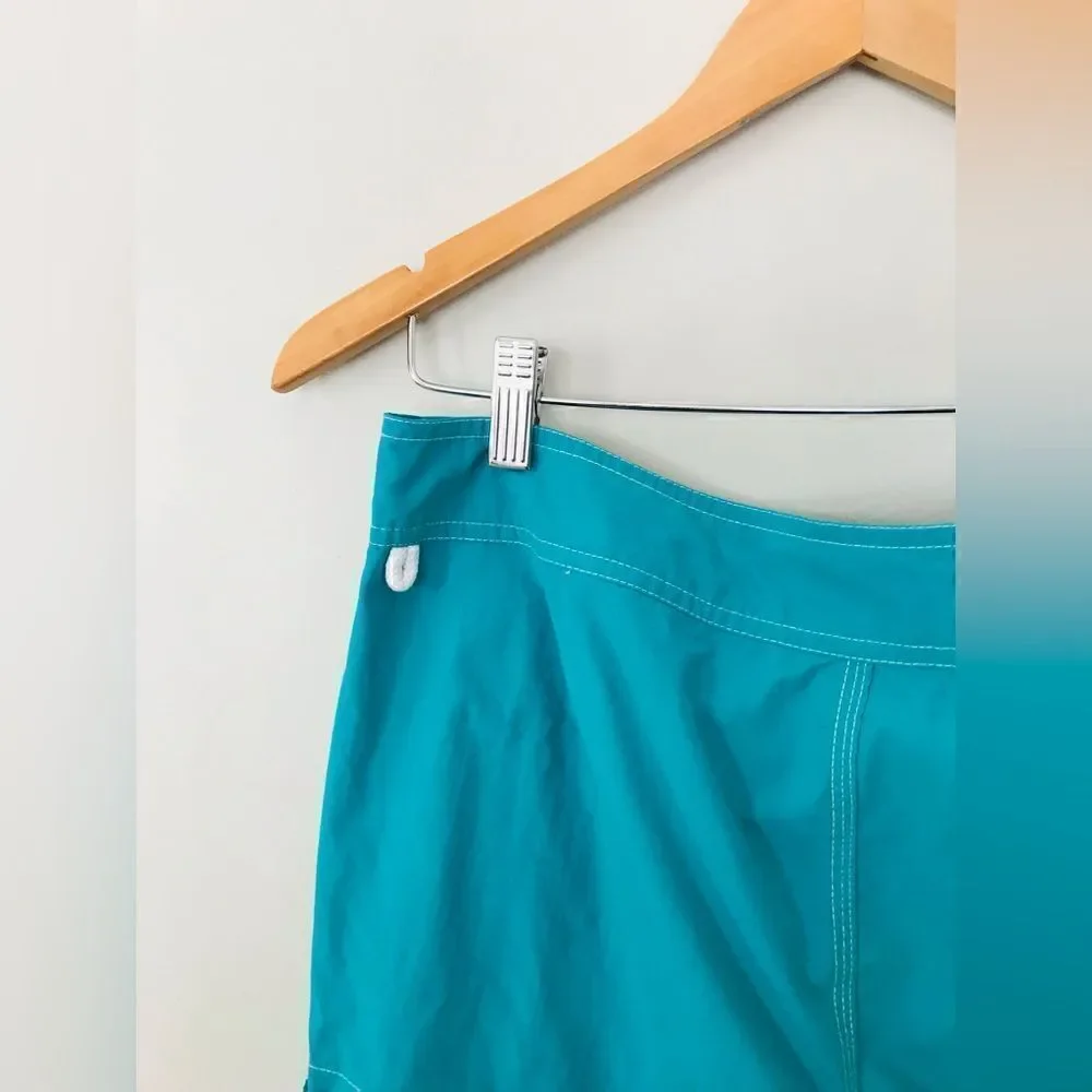 J. Crew | men’s teal board shirt swim trunks | size 33 waist